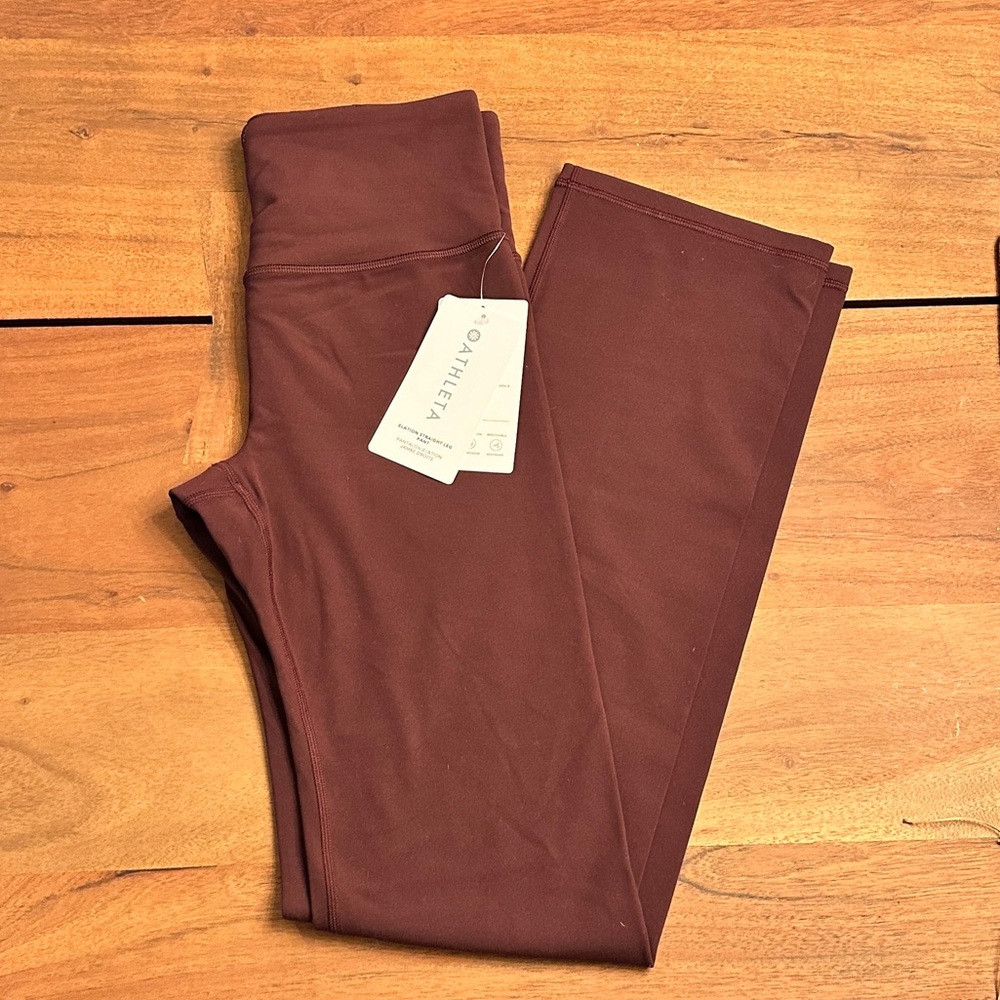 Athleta Maroon Elation Yoga Pant